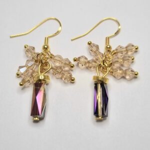 Sparkle Rose Crystal Ear Hook