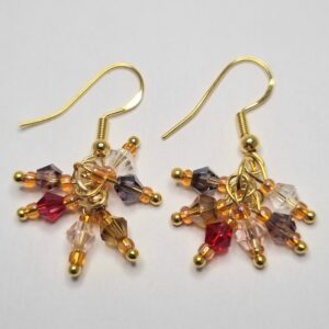 Mix Colored Crystal Earrings