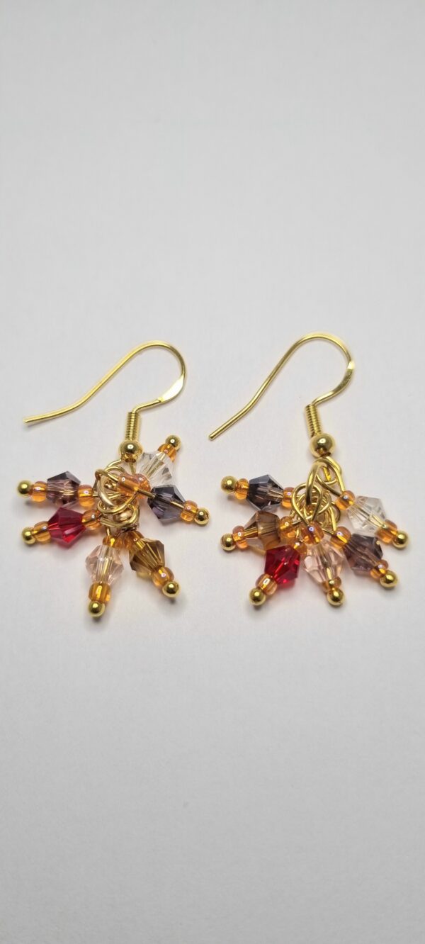 Mix Colored Crystal Earrings