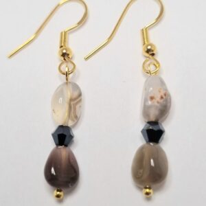 Botswana Agate Earring