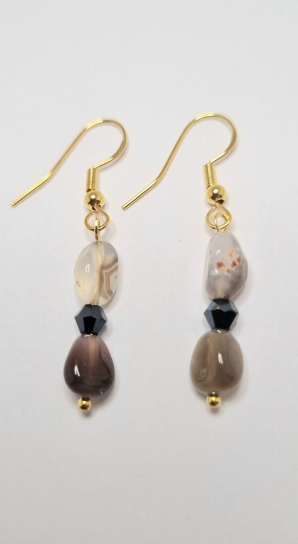 Botswana Agate Earring