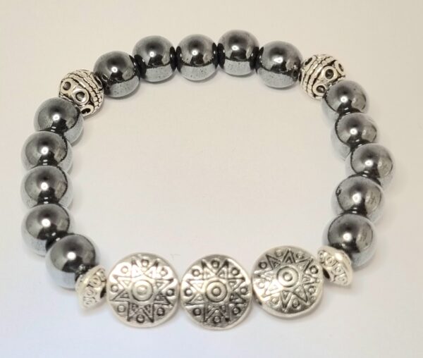 Hematite Agate Stone Bracelet