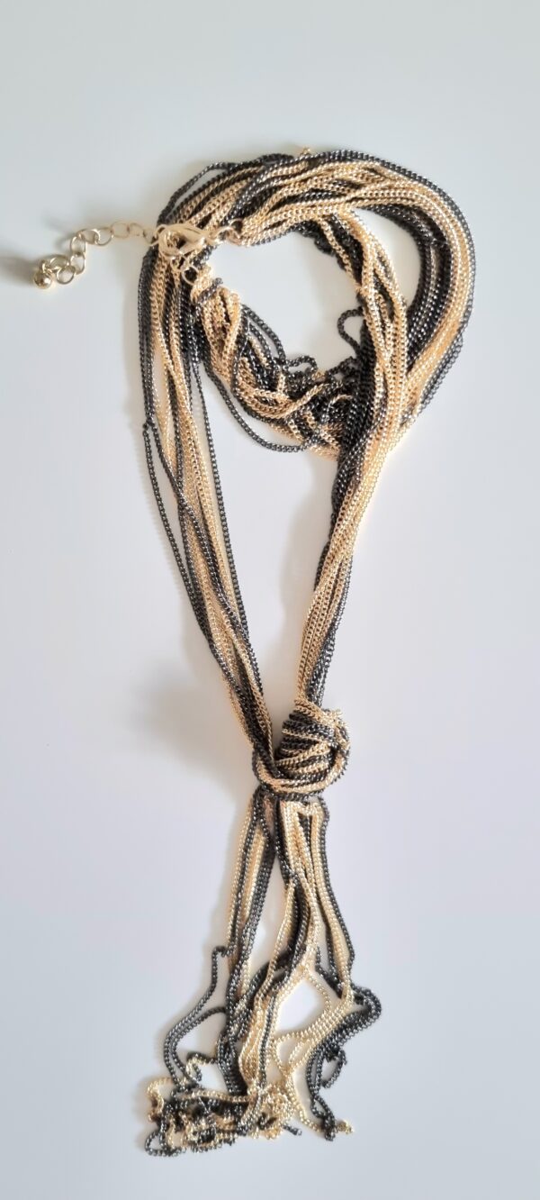 Black and Gold Necklace - Image 2