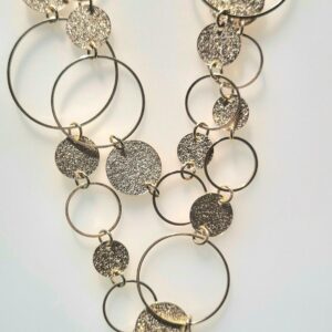 Golden Hoop Necklace