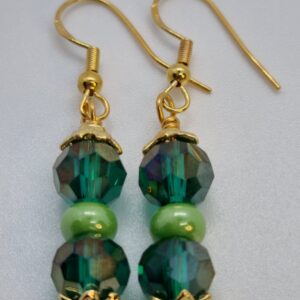 Emerald Crystal Earring
