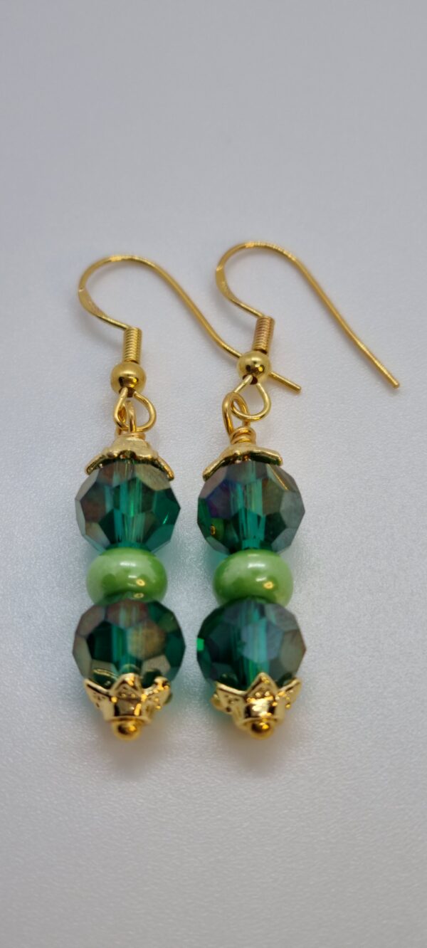 Emerald Crystal Earring