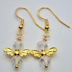 Honey Bee Bead Earring