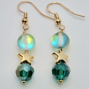 Shades Emerald Crystal Earring