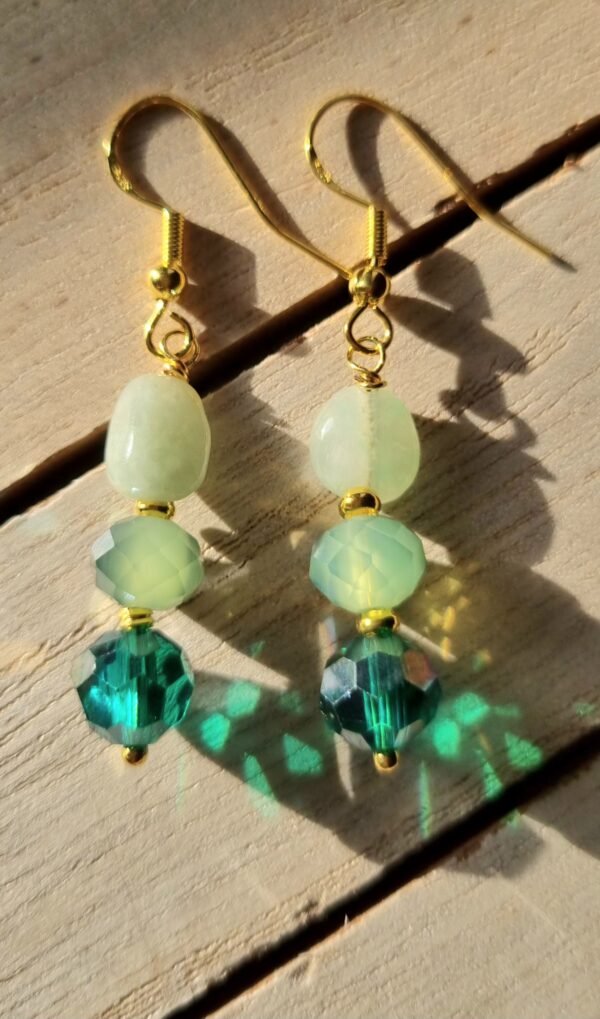 Jade Mint Earring