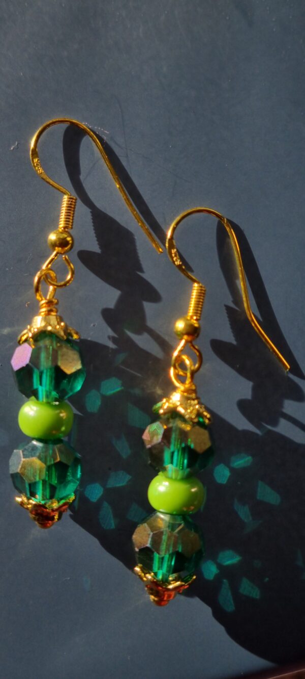 Emerald Swarovski Earrings