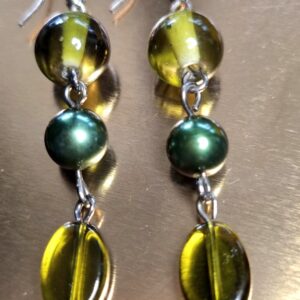 Olive Green Earrings