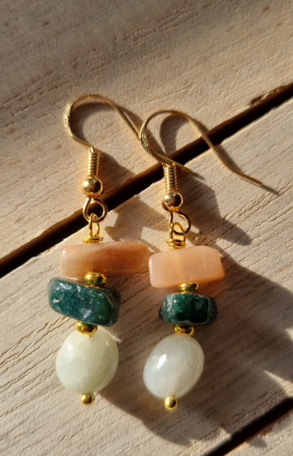 Amethyst Jade Earring