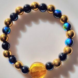 Natural Hematite-Pyrite Bracelet