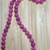 Natural Ruby Jade Necklace - Image 2