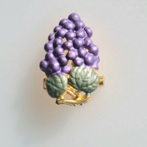 Vintage Purple Brooch