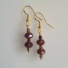 Maroon Dark Earring - Image 2