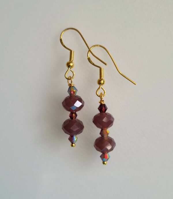 Maroon Dark Earring - Image 2
