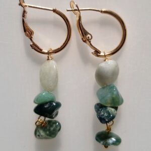 Green Gemstone Earring