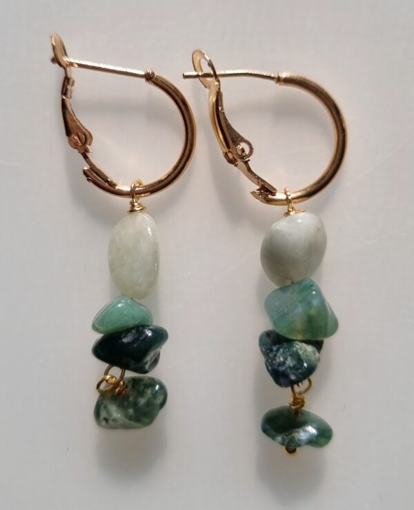 Green Gemstone Earring