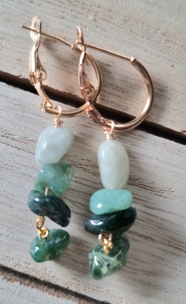 Green Gemstone Earring
