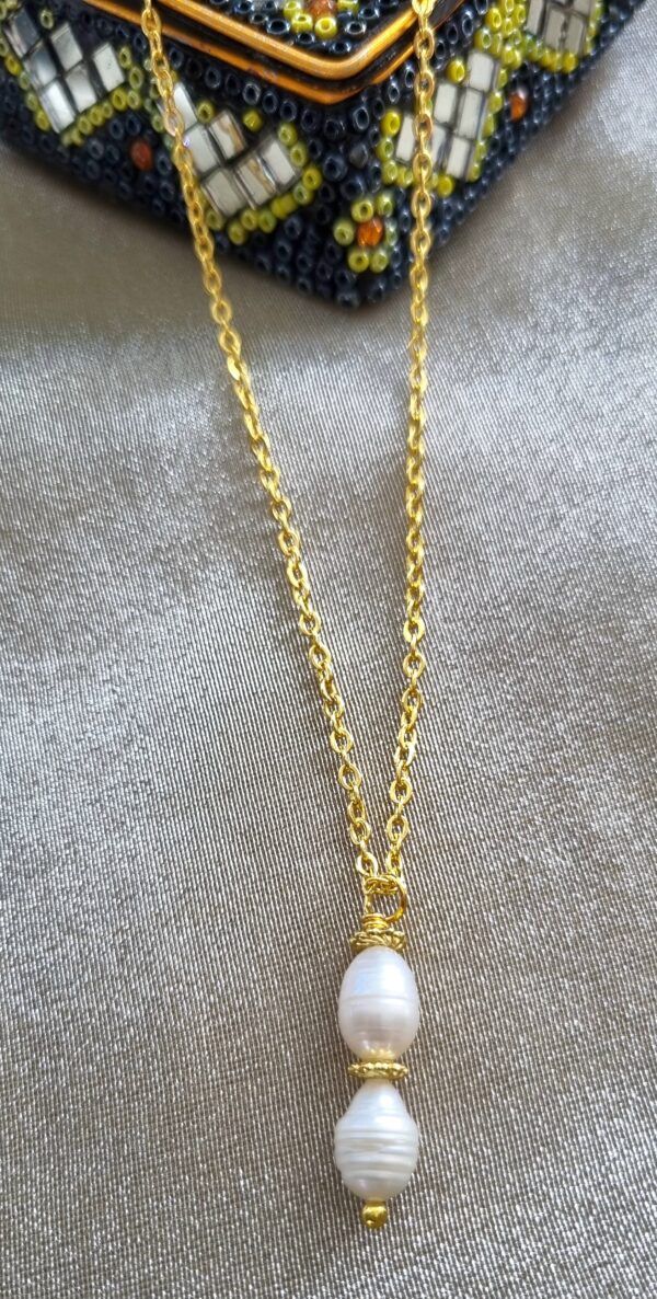 Pearl 18K Gold Plated Necklace