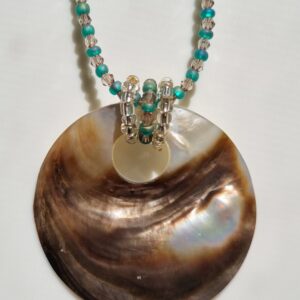 Brown Natural Seashell Pendant