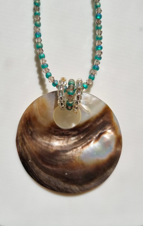 Brown Natural Seashell Pendant