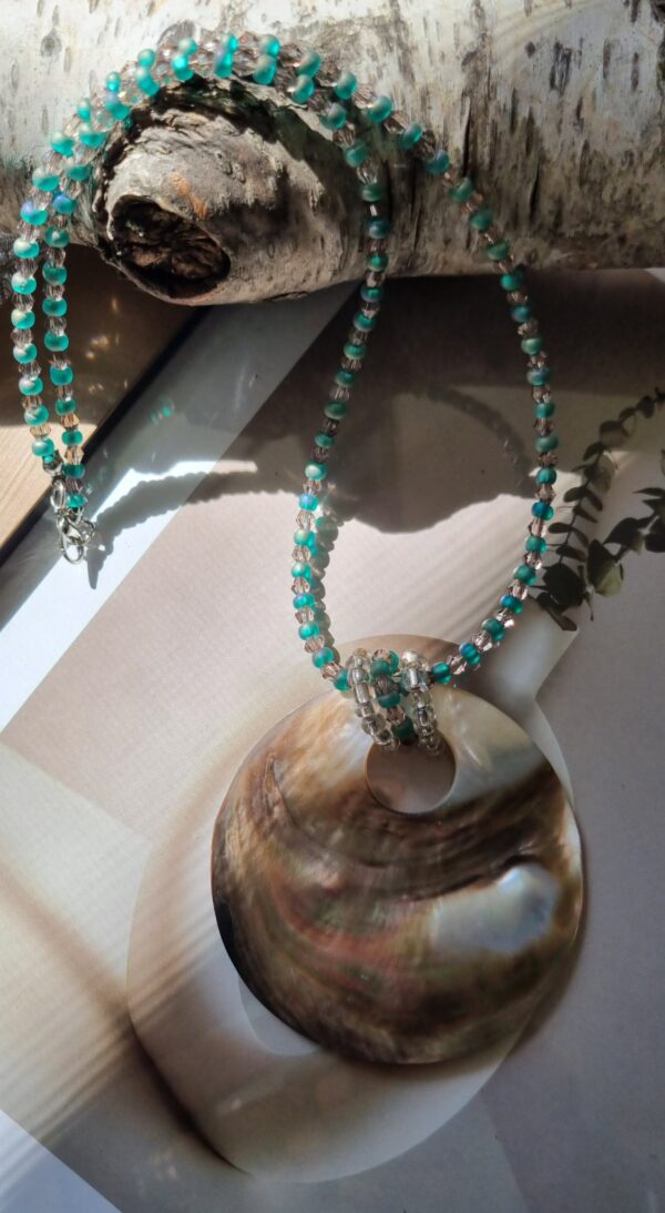 Brown Natural Seashell Pendant