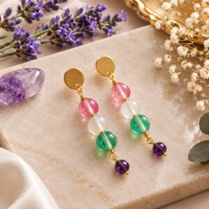 Opal-Agate Earrings