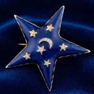 Vintage Magical Star Brooch